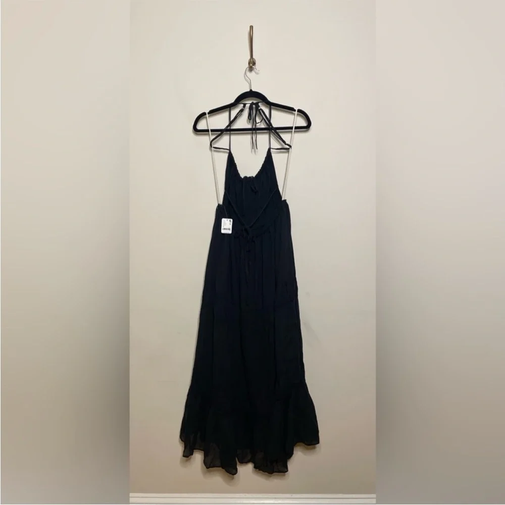 Free People Taking Sides Maxi in Black
